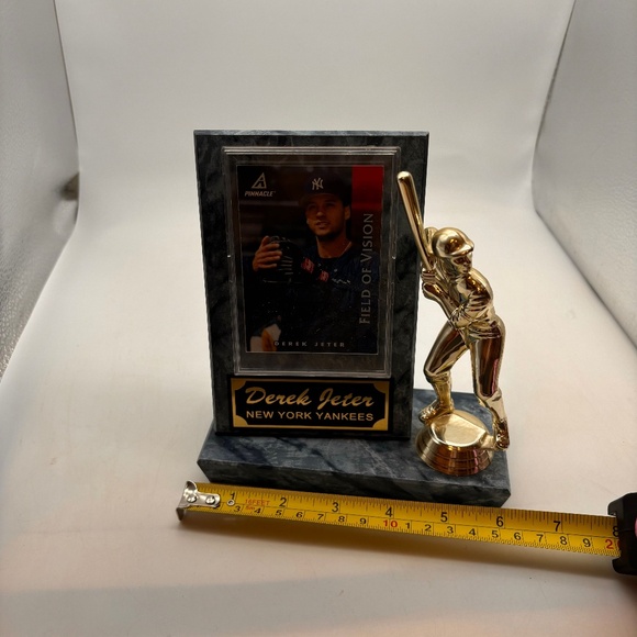 VTG New York Yankees Derek Jeter Field of Vision Card Decorative Plaque - Picture 11 of 12